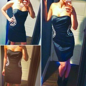 Strapless Black Dress